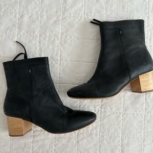 Toms Leather Booties